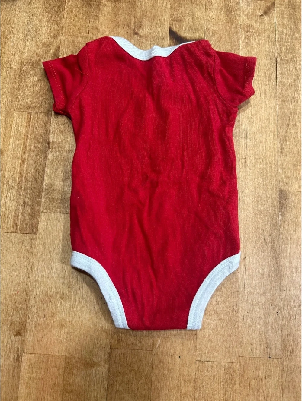 Nike Baby Red Football Graphic bodysuit 0-6M